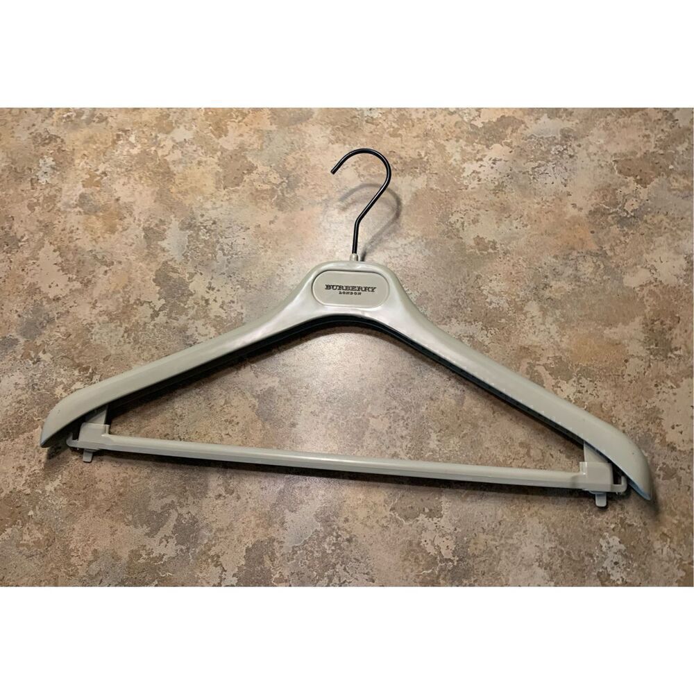 BURBERRY Designer HEAVY Plastic Suit Pants Jacket Hanger Metal Hook AUTHENTIC